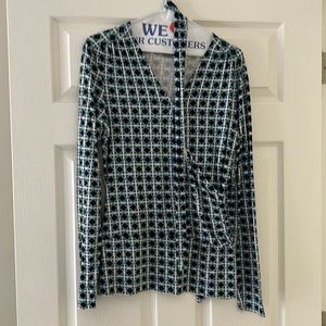 Ann Taylor tie waist top